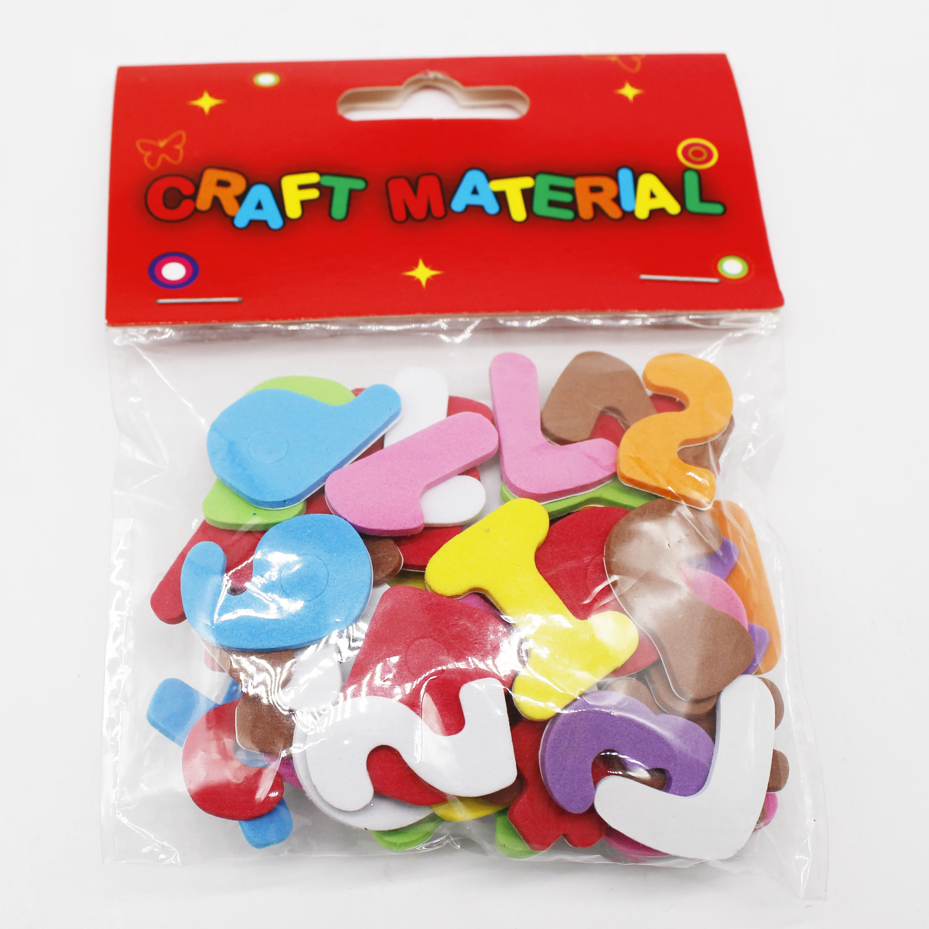 Multi Color 3D EVA Alphabet Glitter Foam Sticker Letters And Figure for DIY Jewelry Findings Craft Making Accessories