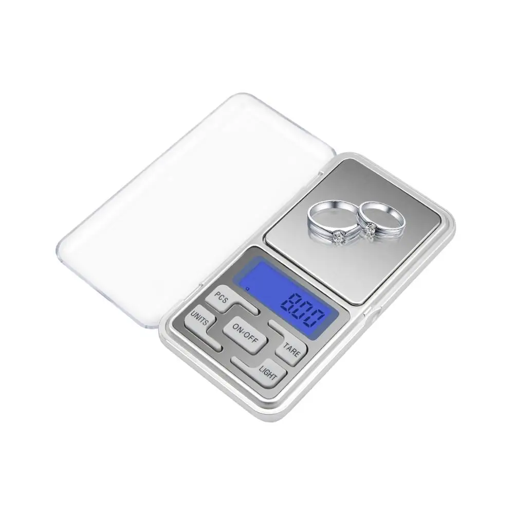 100g/200g/300g/500g X 0.01g /0.1g Jewelry Pocket Scales High Precisely Gold Diamond Jewelry weight Balance Electronic Scales