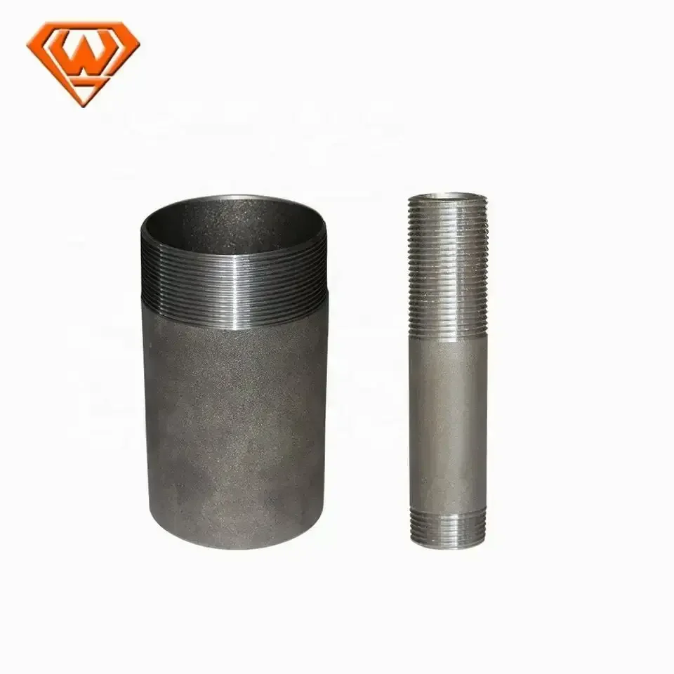 Tube Metal Pipe Joints Forged Female Carbon Steel Pipe Nipple