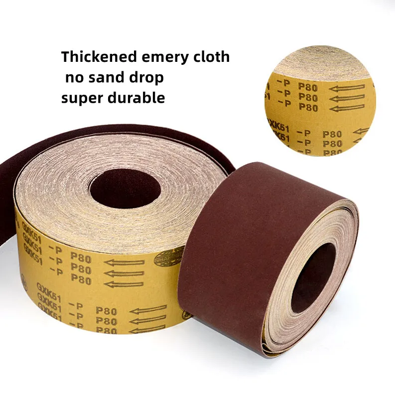 Abrasive Sanding Paper Roll  Aluminium Oxide Sanding Cloth Roll For GXK51