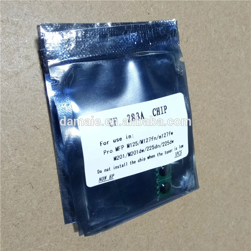 replacement reset Toner chip CF283A for HP Laserjet Pro MFP M125/M127fn/M127fw M201/M201dw/225dn/225dw