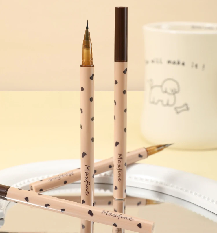 0.01mm Eyeliner Liquid Pen Matte Smooth Quick Dry Waterproof Ultra-thin Eyeliner Lower Eyelash Pen Non Smudging Korean Makeup