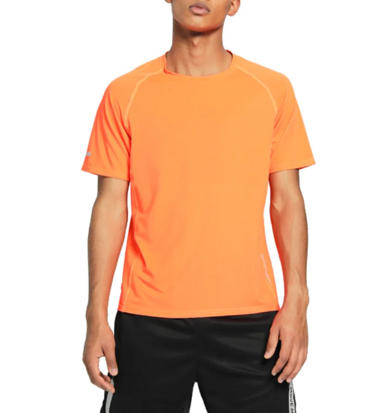 Мужские влагоотводящие футболки для марафона из 100% полиэстера лучшего качества