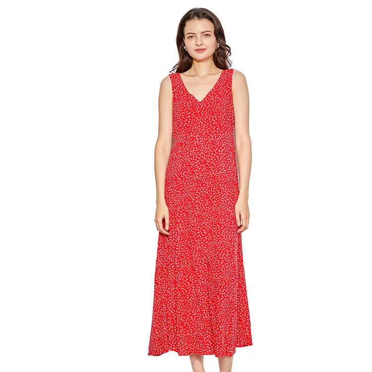 Excellent Manufacturer Selling Summer Dress No Panties Women Clothes Floral Ladies Long Maxi Dresses