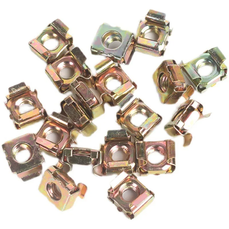 DIN557 304 Stainless Steel Snap Cage Nut for Cabinet Motor & Floating Nut Zinc Plated with Galvanized Finish Mining Applications
