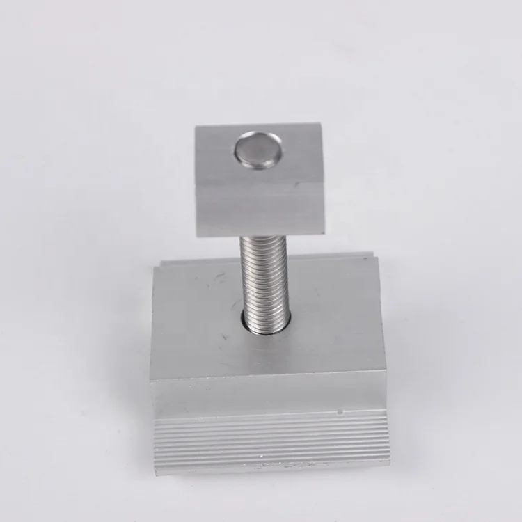 Wholesale Spring Loaded Mid Clamps For Solar Panel Mounting Mid Clamp End Clamp adjustable Structure Kits