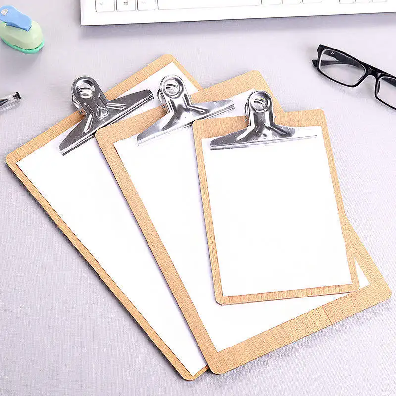 SLT New Customized Wooden A4 Clipboards Personalized Sublimation Blanks Clipboards in Blank or Custom Printing