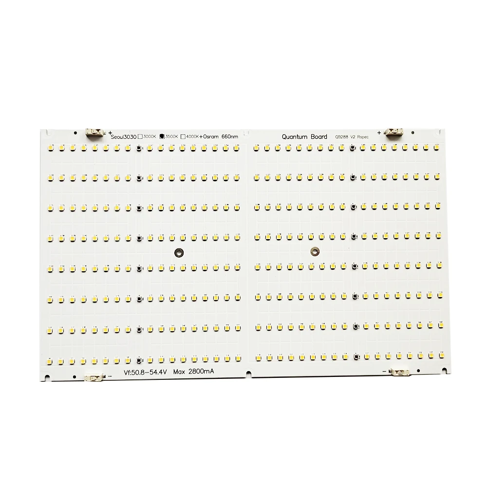 Chinese best price seoul 3030 pcb board qb288 qb648 board for led grow light of indoor plant