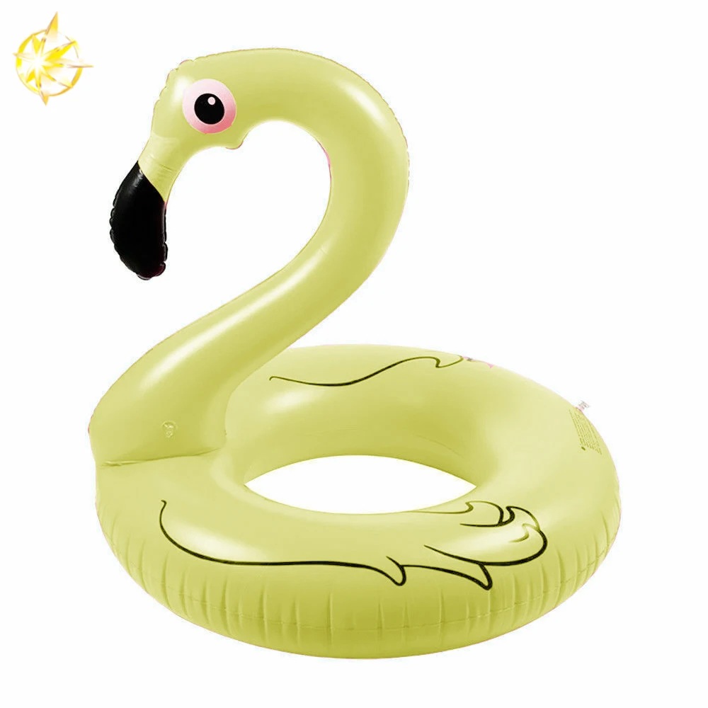 inflatable animal flamingo swimming ring big float raft water pool