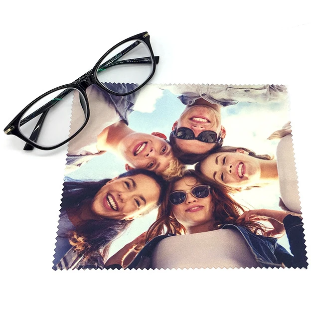 
Customized Logo Printing microfiber eyeglasses cleaning cloth 