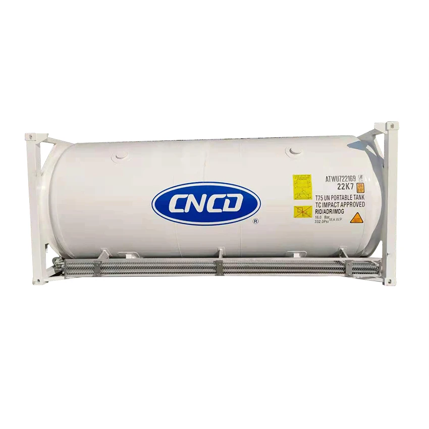 China Factory Customized 20ft Cryogenic Liquid Co2 Storage Tank Container