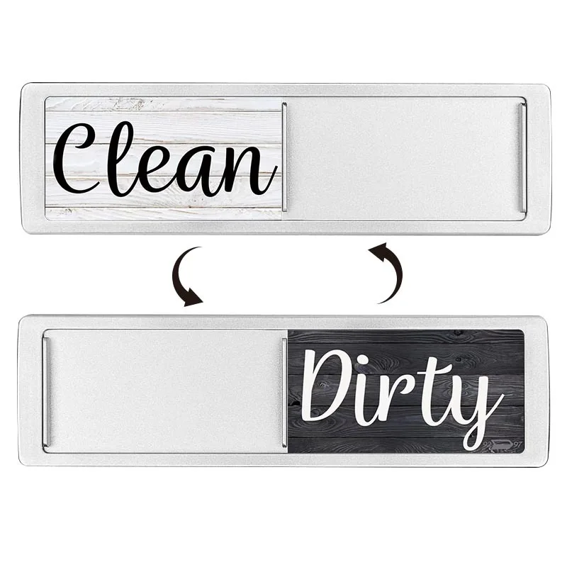 Home Hotel Door Dishwasher Magnet Acrylic Refrigerator Magnetic Sign Sticker