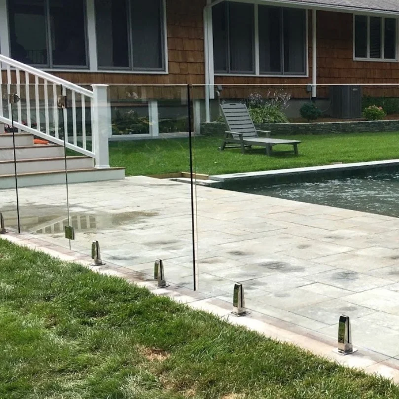 Ограждение для бассейна класса ss 316, стеклянные перила для бассейна