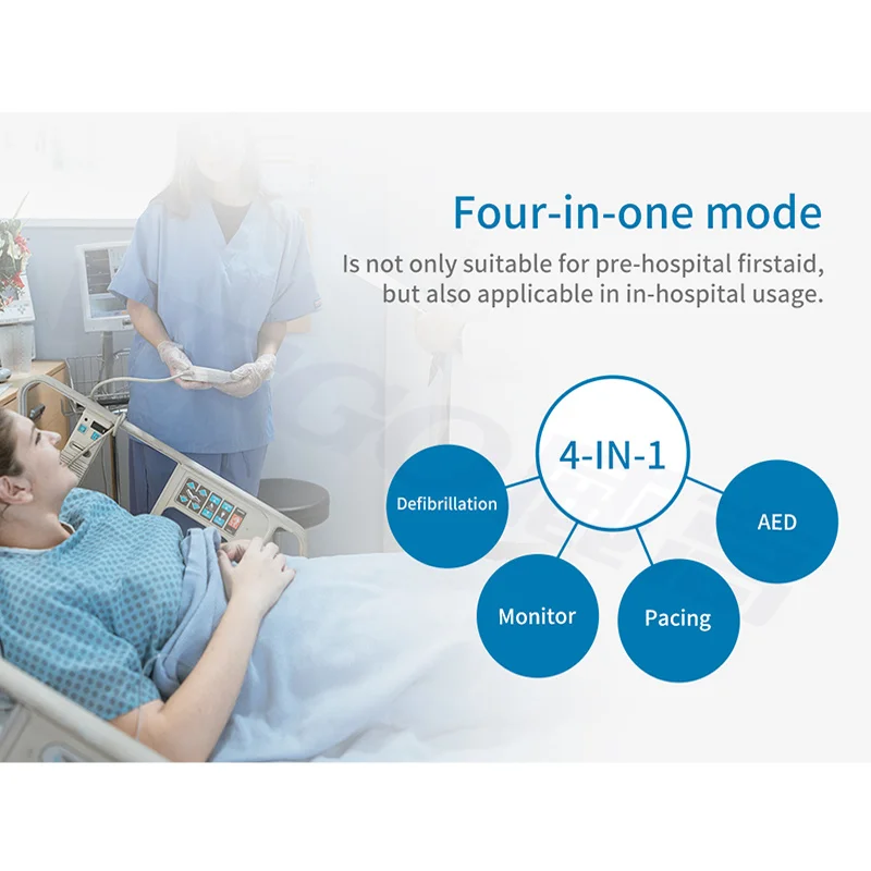 Comen S8 Cardiac Defibrillator Automated External Defibrillator AED WIth CE Certificate