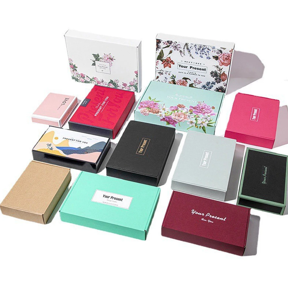 Custom Eco Friendly Corrugated Cardboard Purple Packaging Mailer Box Recycle Paper Logo Shipping Box Mailers Box with Logo