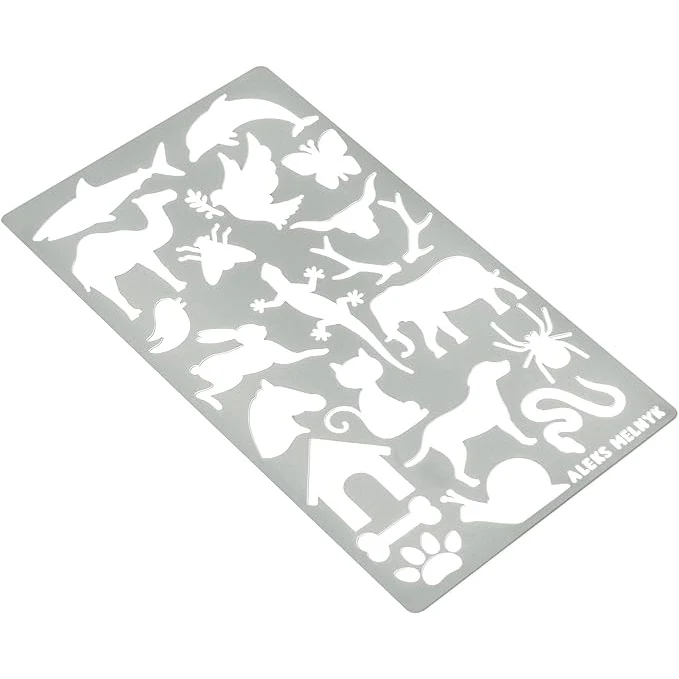 alphabet stencil letter for concrete personnalised metal stencil