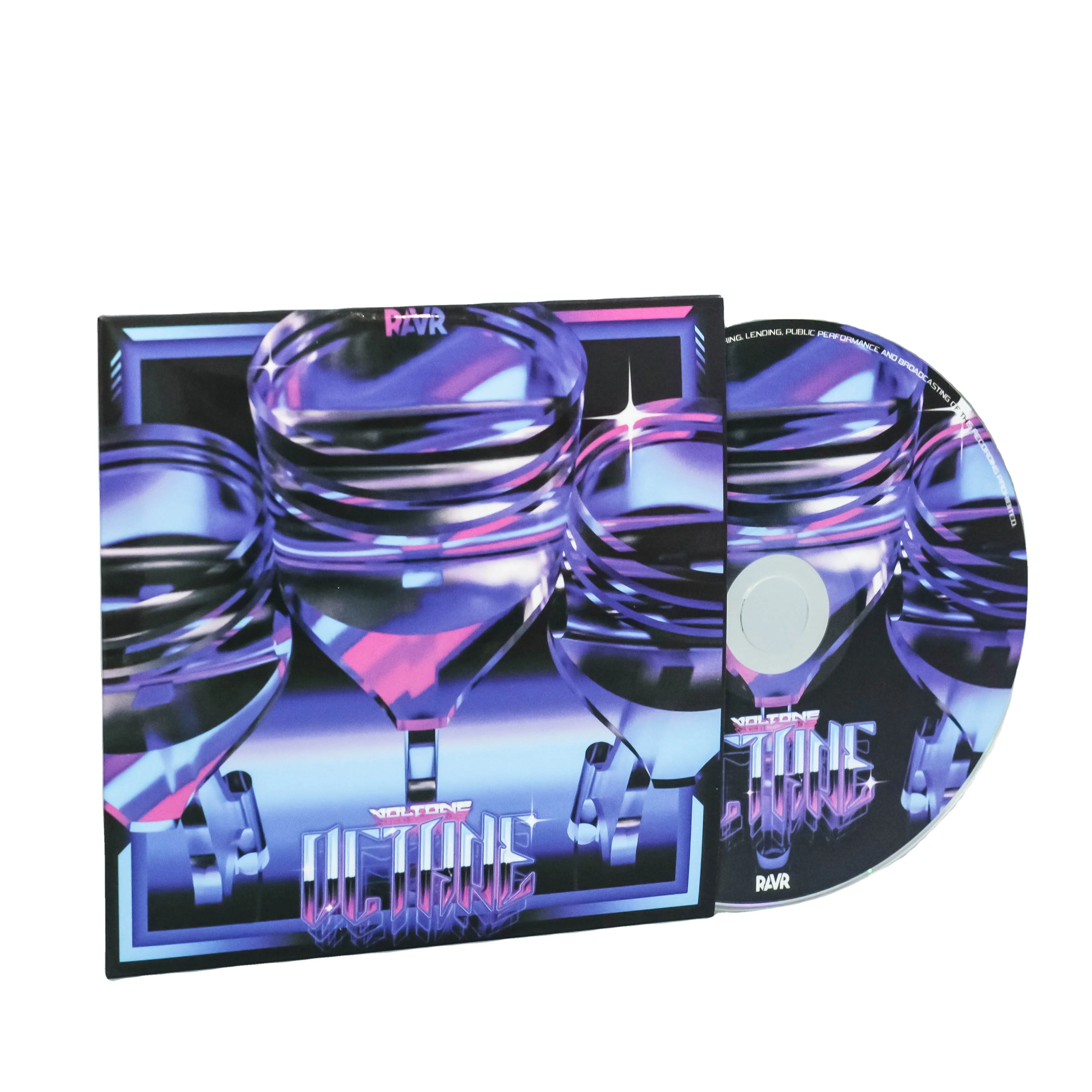 Custom 12 CM Silver CD Replication Disk Replication & Printing in Jacket