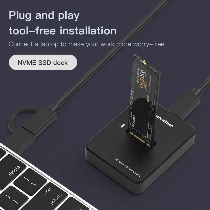 Портативный внешний жесткий диск ssd адаптер hdd Caddy m.2 Внешний 1 ТБ SATA usb NVME корпус SSD