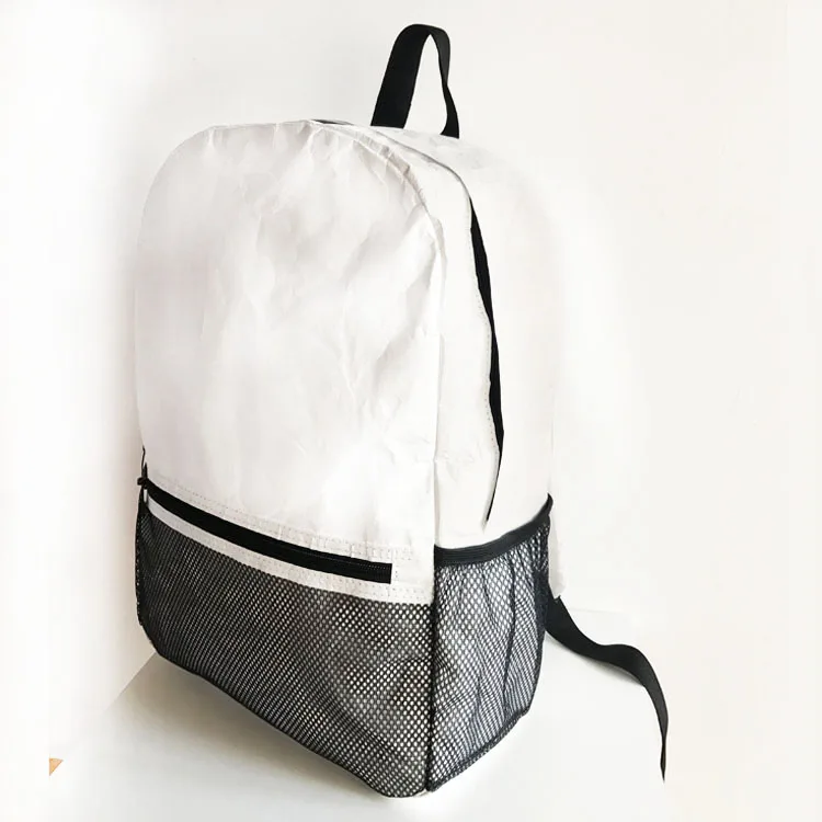 High quality lightweight designer foldable waterproof laptop tyvek paper backpack