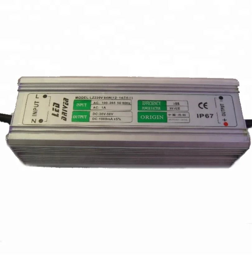 Waterproof constant current 900mA led driver 42W power supply
