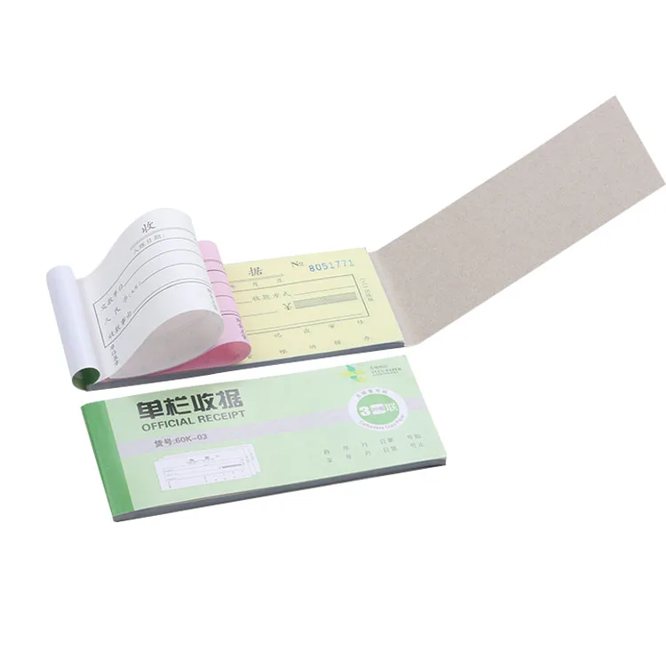 
Business Custom Duplicate Carbonless Receipt Invoice Book Tax Invoice NCR Book Printing Free Computer Paper 100%wood Pulp YULU 