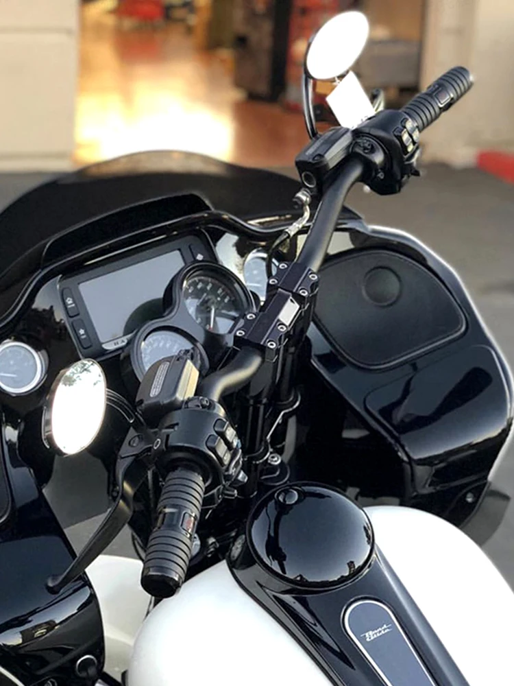 DS-STYLE Swallow-shaped Motorcycle HANDLEBAR for Harley Davidson  MACHINED FROM VERY DURABLE HIGH STRENGTHALUMINUM ALLOY