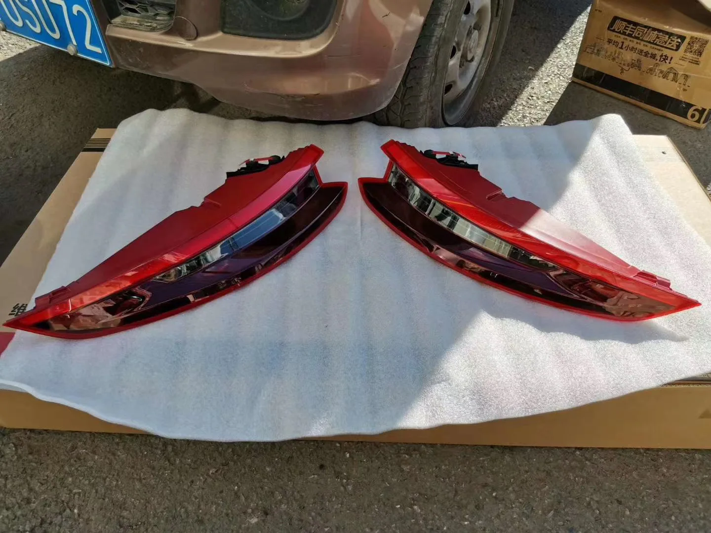 KM for 2012-2016 year 911 Carrera 991.1 upgrade   991.2  style taillights rear light rear bumper light