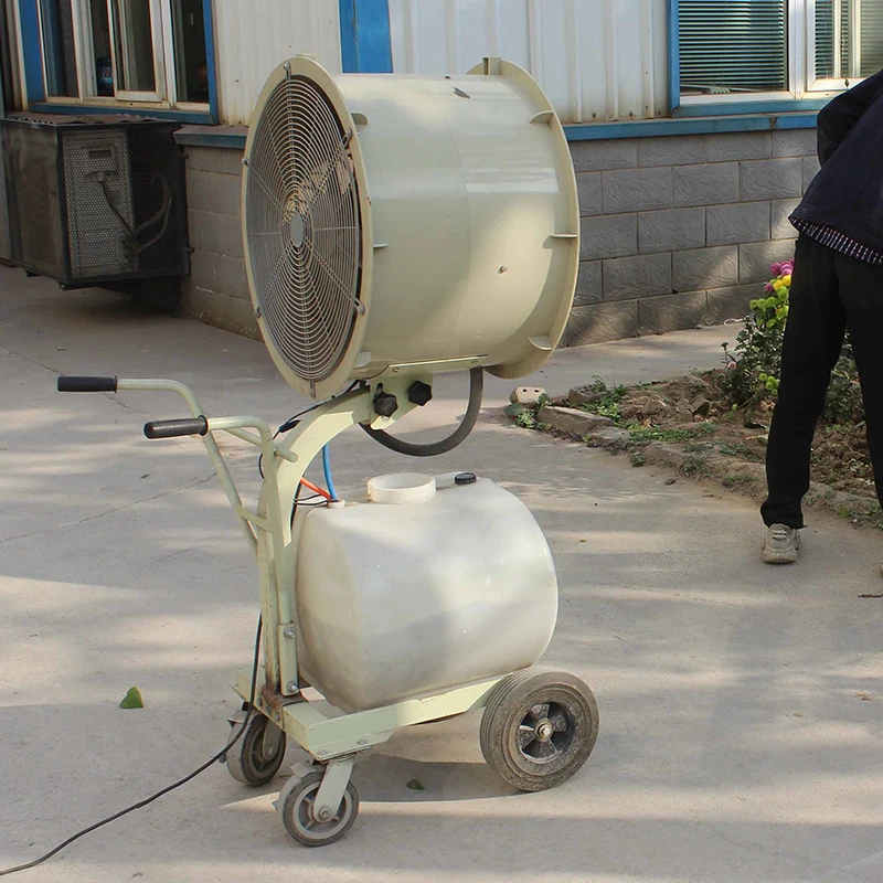 Factory Price Stainless Steel 560mm Water Spray Industry Fan Outdoor Cooling Mist Fan Centrifugal Humidifier