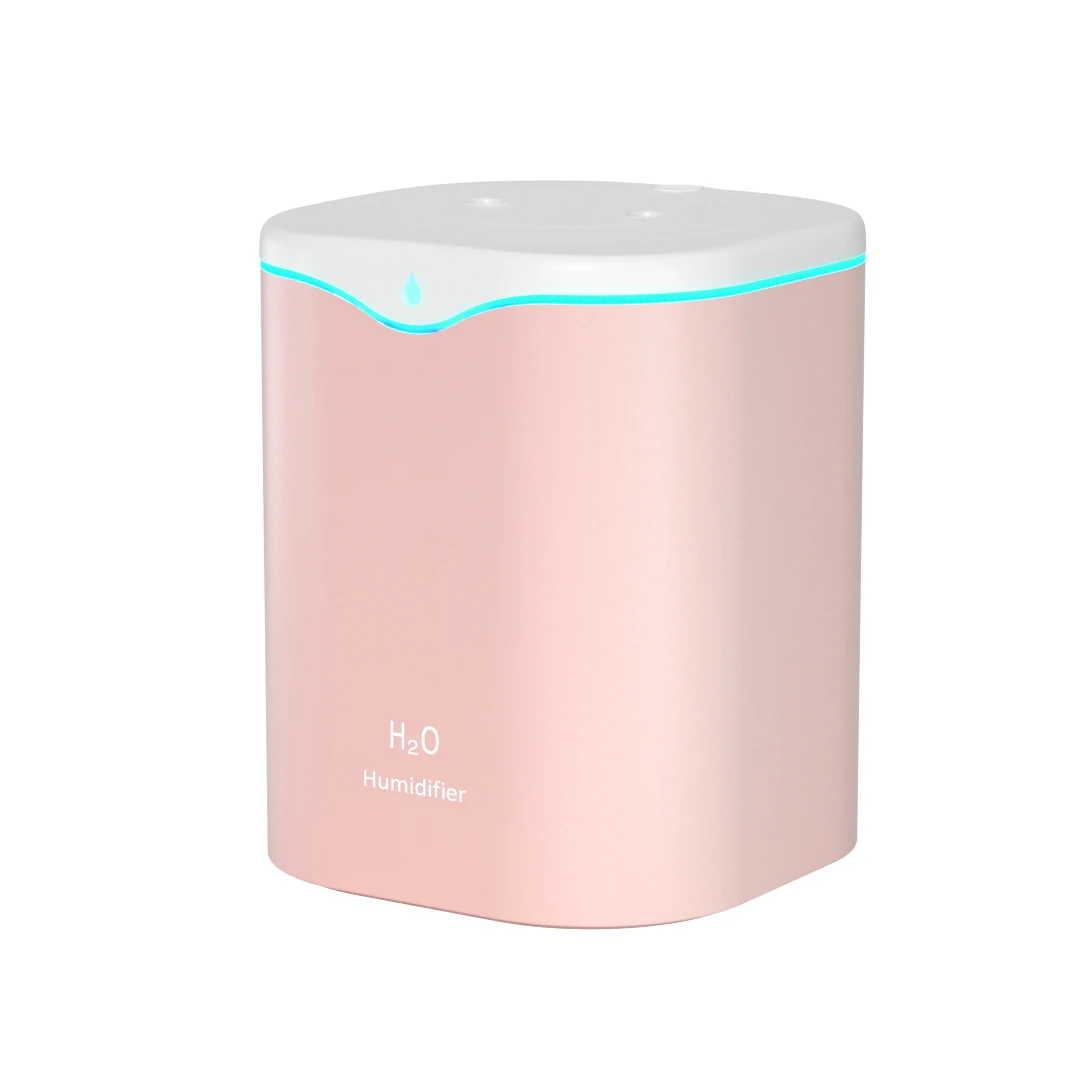 2L Home Bedroom Dual-Nozzle Air Humidifier USB LED Atmosphere Night Light Desk Humidifier Ultrasonic Cold Fog  Diffuser