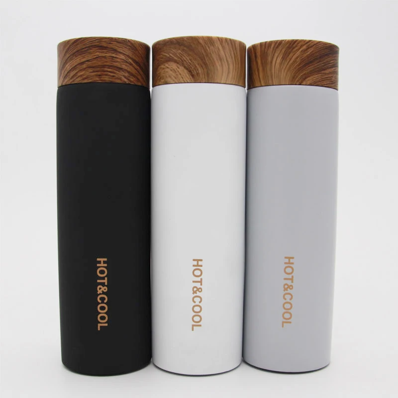 2022  hot sale 17oz stainless steel double wall thermal vacuum flasks matte leakproof insulated tea infuser water bottle