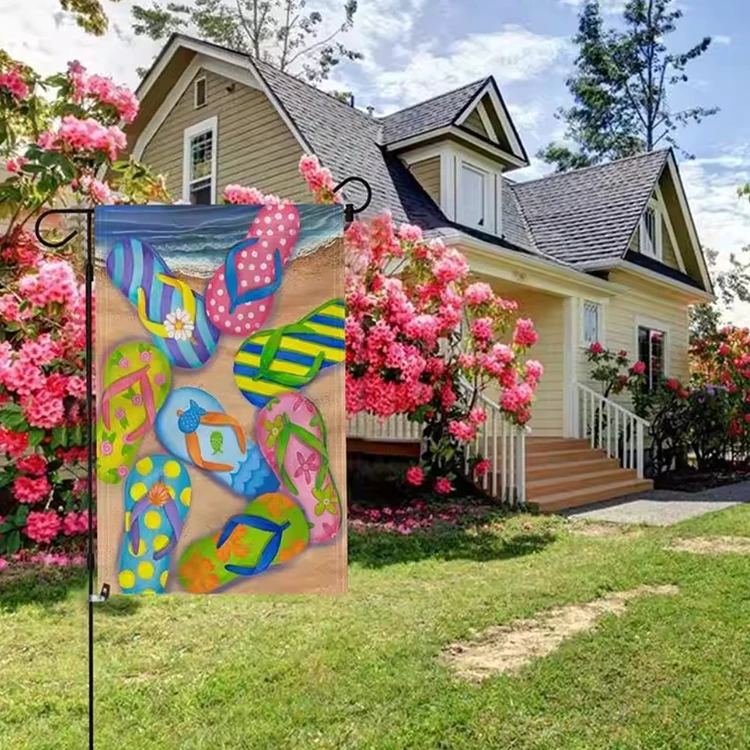 Wholesale waterproof christmas winter garden snowman flag,christmas winter garden flag,garden flag winter