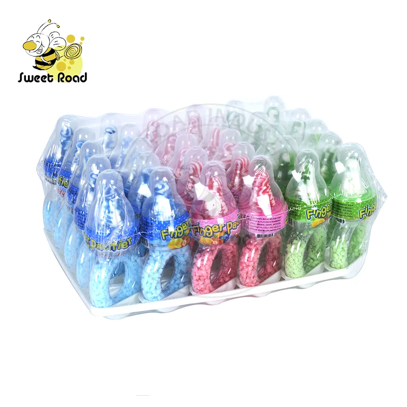 Nipple ring lollipop with crisp rock  mini hard candy