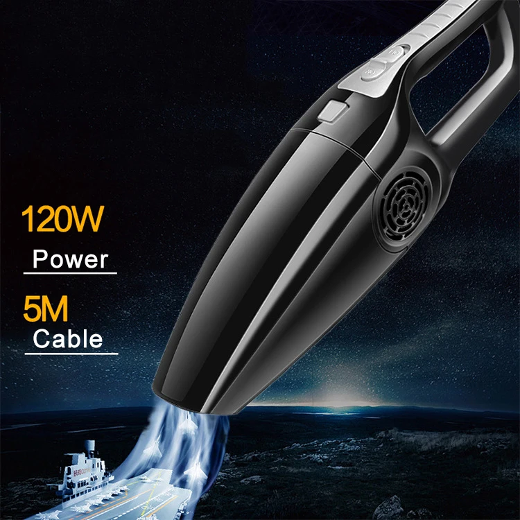 
120W High Power Car Vacuum Cleaner Wet Dry Handheld Portable Hand Held Van Home 