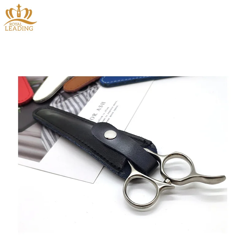 High Quality Leather Barber Scissors Sheath Hair Scissors Holster For 6 Inch Scissors