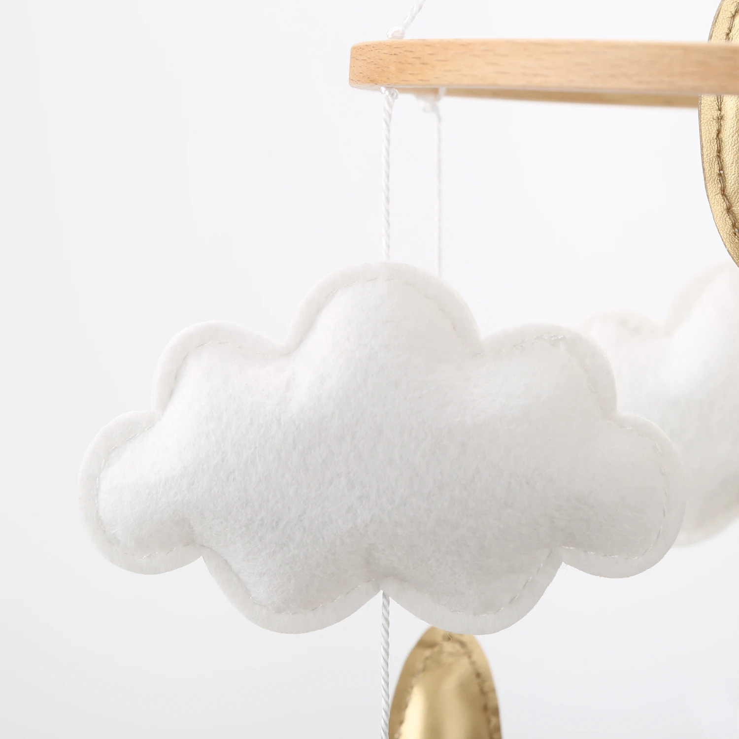 Muslim baby mobile felt moon and star cube Kaaba Islamic cot mobile Quran crib mobile