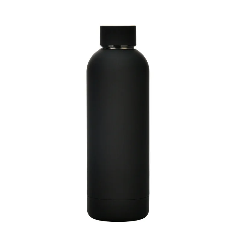 Mikenda Custom Logo Stainless Steel thermo Bottle 500ml Vacuum Flask Keep Water Hot And Cold Custom Laser Engraved Logo