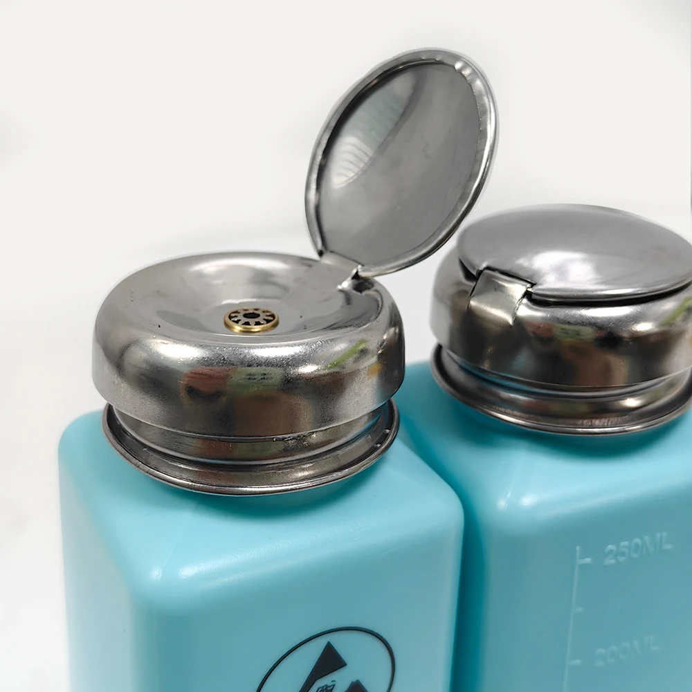 ALLESD 8oz ESD Пластиковый Дозатор растворителя антистатический дозатор бутылка алкоголя