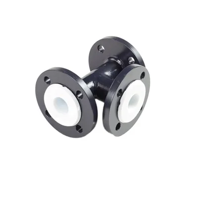 Hot Sale PTFE/PFA Lined Equal/Reducing Tee Fixed/Loose Flange Type Pipe Fittings for Chemical Industrial resistance acid
