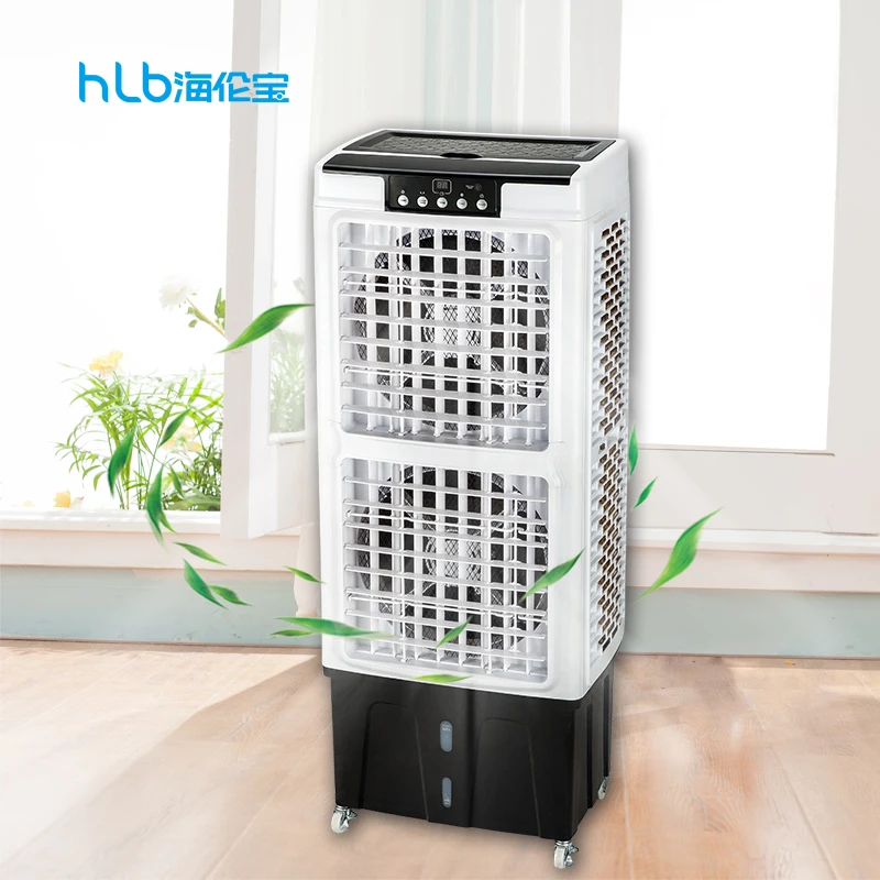 Factory Price Manual Industrial Mobile Air Conditioner Cooling Fan Portable Ac Water Evaporative Air Cooler With 35L Tank