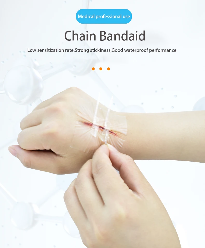 2 Pcs A Box Emergency Wound Closures band-aid Adhesive Bandages, Zip Stitch Stickers band-aid