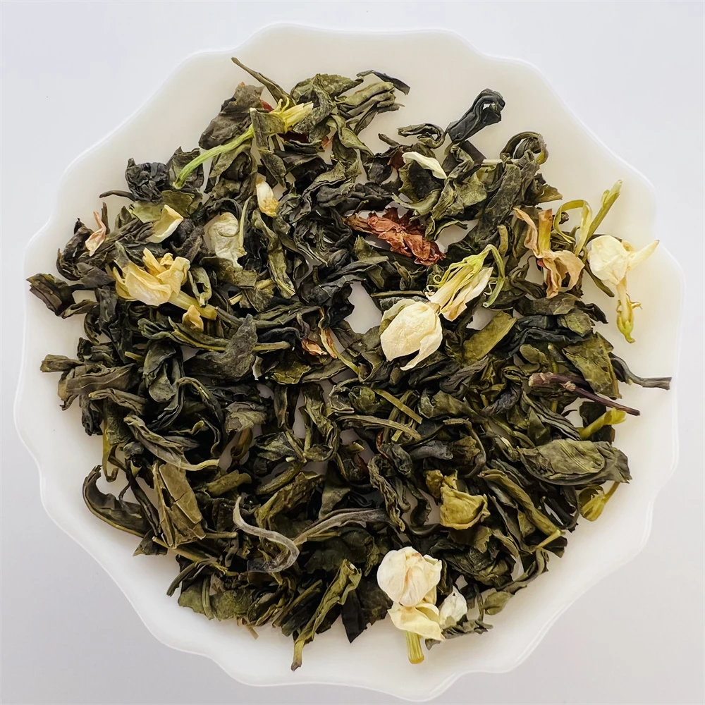 Jasmine Green Tea Taiwan bubble milk pearl tea ingredients Flavor tea