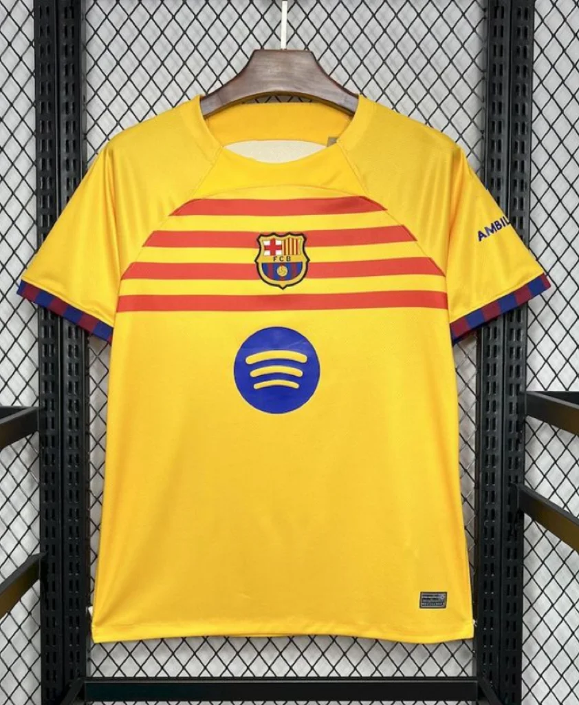 2024 FC желтая рубашка Barce-lona barcelonaes jersey messi yamal Soccer Jersey
