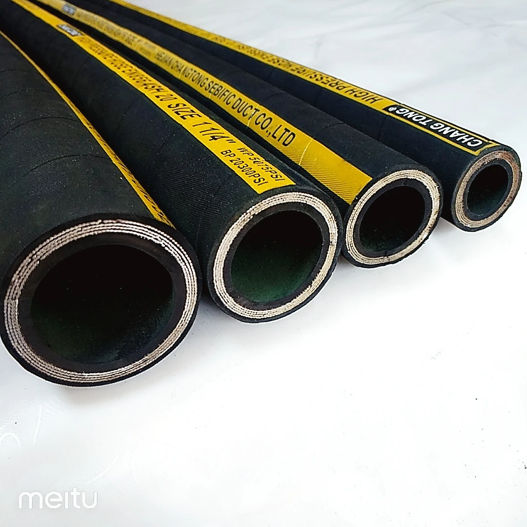 Sprial EN 856 4SH 4SP high pressure hydraulic rubber hose for excavator mining application