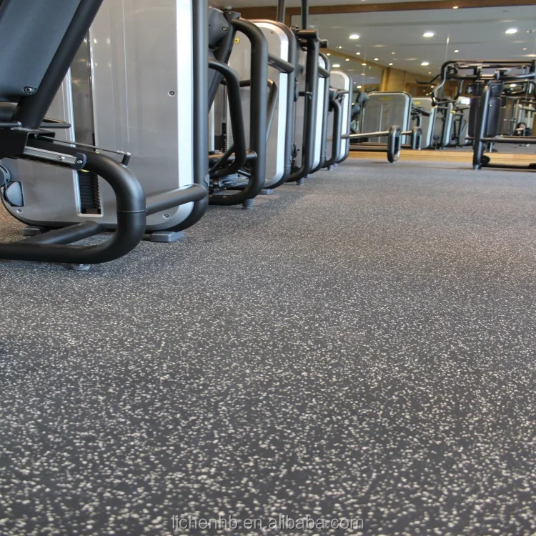 Factory price gym rubber flooring roll mat 3mm-12mm
