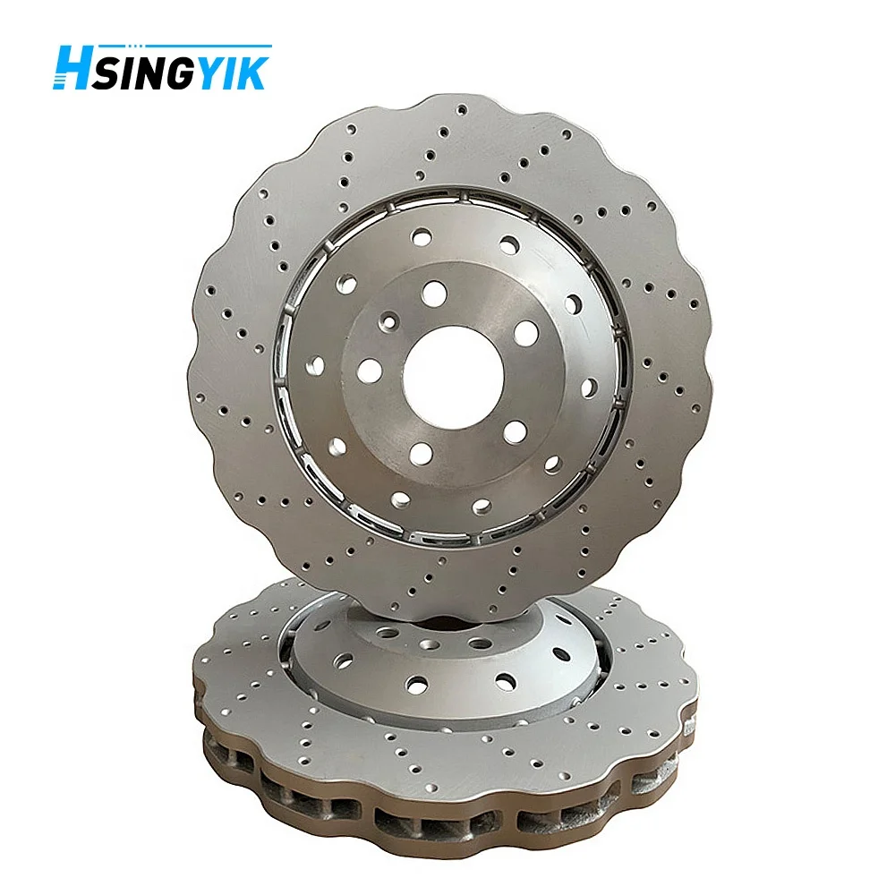 Auto Replacement Front Rear Wheel Brakes Rotors Disc For Audi SQ7 S8 RS6 C6 Q7 C7 S6 A6 C6 RS4 B8 400X38 355X32 370X30