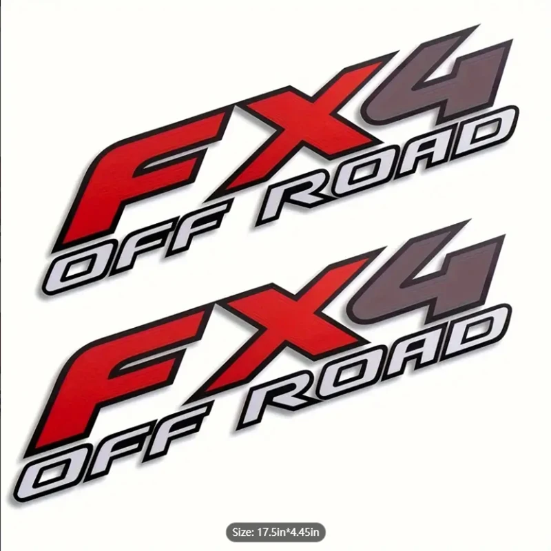 FX4 Off-Road Decals Kit For Ford F150 F250 F350 F Truck (1997-2010), Bed Side Replacement decal vinyl stickers