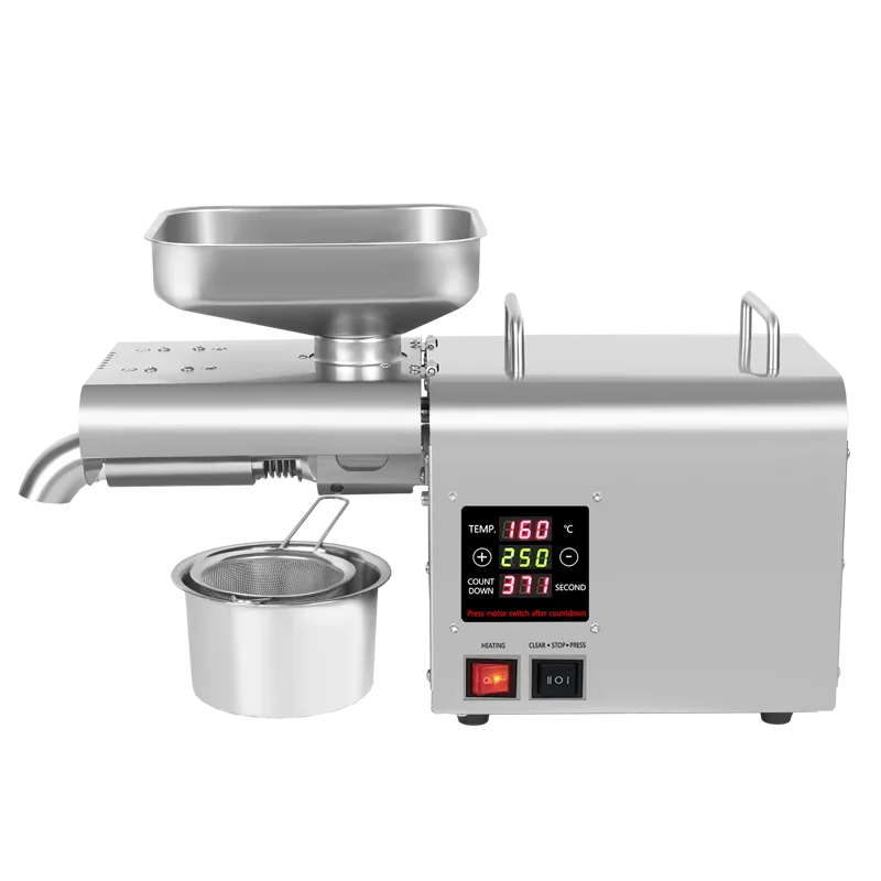 Use Black Castor Oil Extraction Machine /black Cumin Oil Press Machine/ Oil Pressers Hot Sale Home Automatic Machine Provided 13