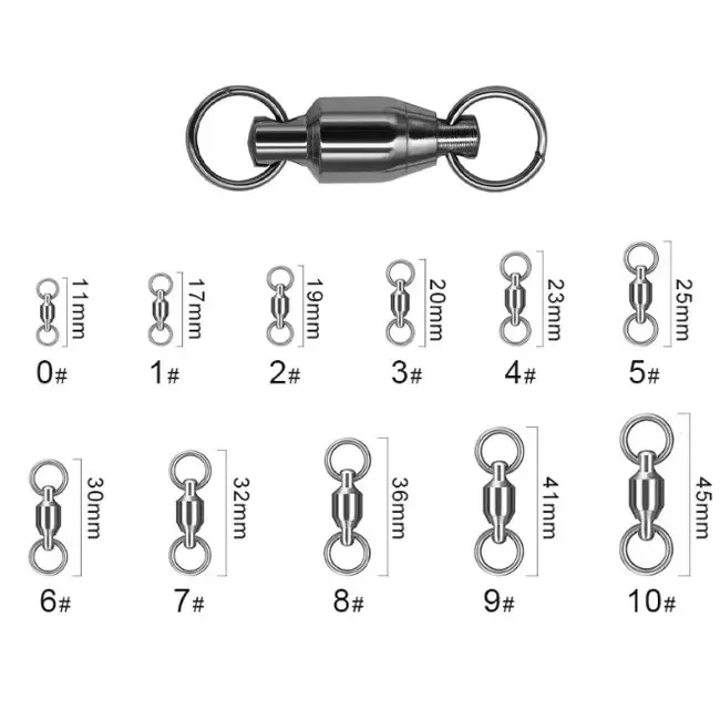 High Quality Wholesale Ball Bearing Swivel With Solid Ring