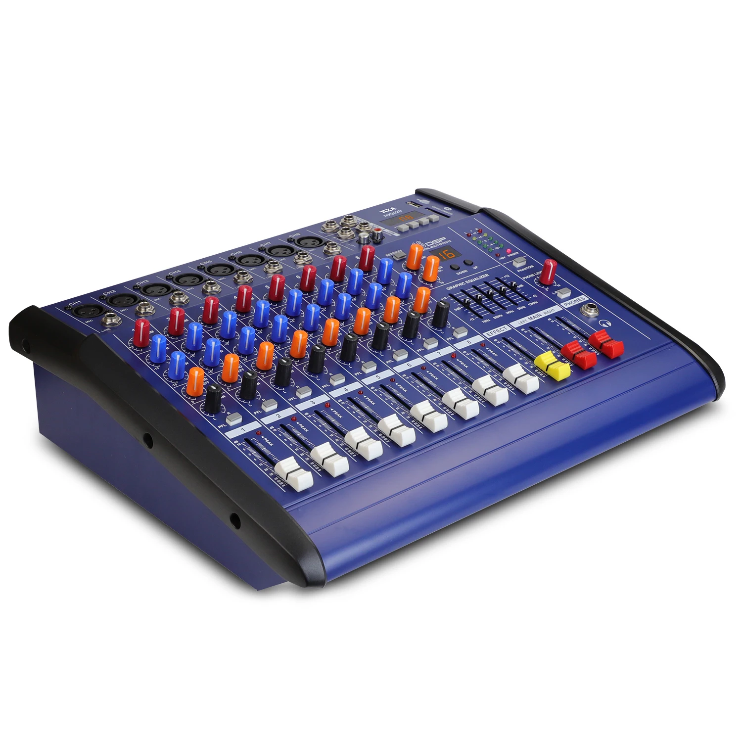 Stable quality Professional 8 Channel  USB Powered Amplifier Mixers