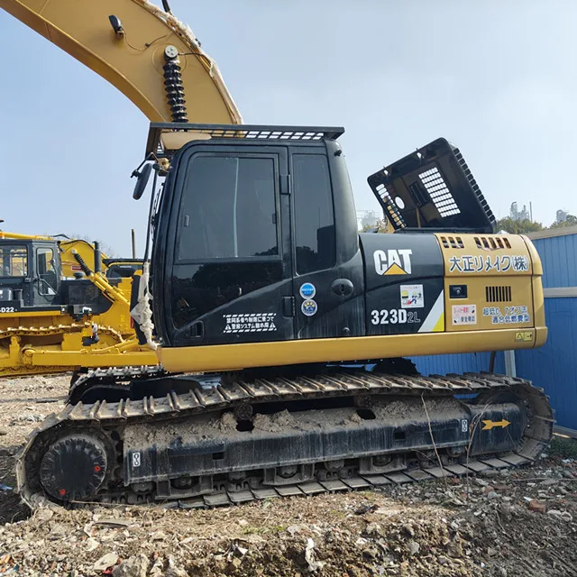 Excavating machine USED Caterpillar 323D2L Crawler Hydraulic Excavator good condition high quality hot sale
